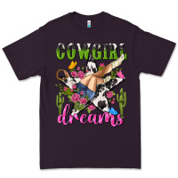 Plum western rodeo cowgirl dreams Premium Tee - NancyCooperArtShop