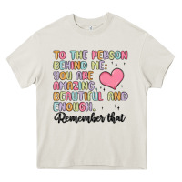Cream to the person behind me Heavy Core Tee - MaliasSmallBusiness