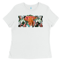 White Cow Mom Ladies Tee - Jasminsmagicworld