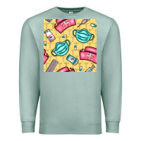 Seafoam nurse medicine seamless pattern Premium Sweatshirt - BundleAndBundleShop