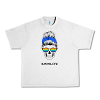 Lunar Rock Blue Glitter Rainbow Mom Skull Urban Heavy Tee - Bettercallsaul