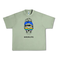Oil Green Blue Glitter Rainbow Mom Skull Urban Heavy Tee - Bettercallsaul