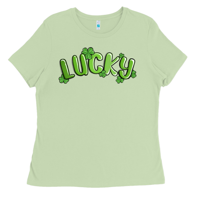 Lucky St Patricks Day Ladies Tee by MaliasSmallBusiness | Teevron