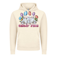 Vintage Artic Easter Vibes with Bunny and Eggs Vintage Hoodie - RanaPortraitStore