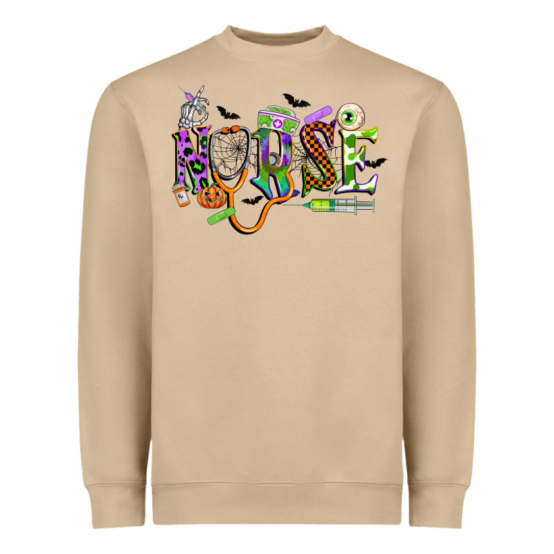 Halloween Nurse Heavyweight Sweatshirt by CowGirlArtShop | Teevron