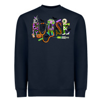 Navy halloween nurse Heavyweight Sweatshirt - CowGirlArtShop