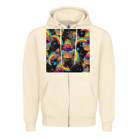 Pride Cupcake Seamless Pattern Zipper Hoodie | Teevron