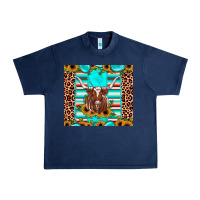 Navy texas longhorn sunflower gemstone Urban Heavy Tee - JahusDesignShop