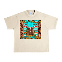 Sandshell texas longhorn sunflower gemstone Urban Heavy Tee - JahusDesignShop