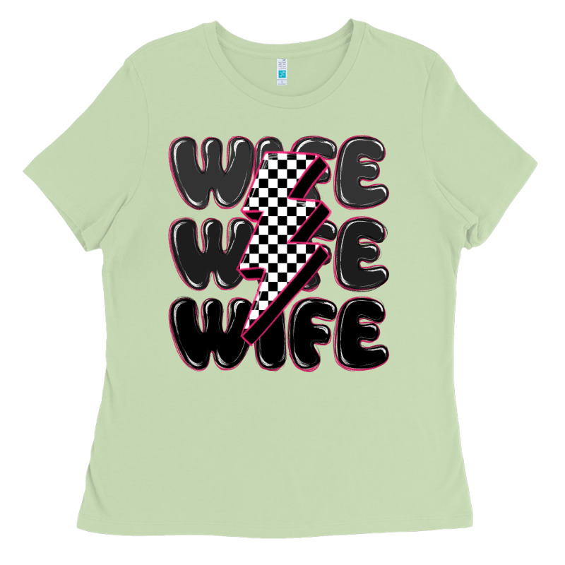 Wife Wife Wife Ladies Tee by MaliasSmallBusiness | Teevron