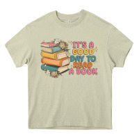 Mossy it's a good day to read a book Heavy Core Tee - MaliasSmallBusiness