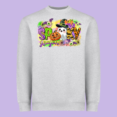 Its Spooky Season Heavyweight Sweatshirt Designed By Cowgirlartshop