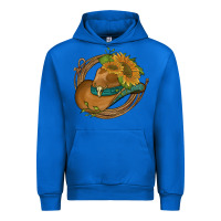 Cobalt western hat with sunflowers and rope Urban Hoodie - Artiststas