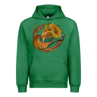 Emerald western hat with sunflowers and rope Urban Hoodie - Artiststas