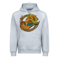 Heather Grey western hat with sunflowers and rope Urban Hoodie - Artiststas