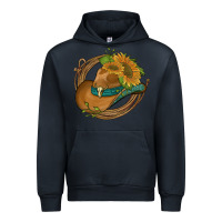 Navy western hat with sunflowers and rope Urban Hoodie - Artiststas