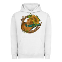 Pigment Lunar Rock western hat with sunflowers and rope Urban Hoodie - Artiststas