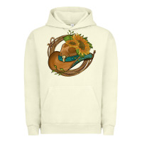 Pigment Pistachio western hat with sunflowers and rope Urban Hoodie - Artiststas
