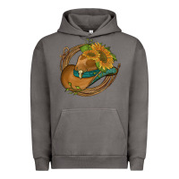 Pigment Tornado western hat with sunflowers and rope Urban Hoodie - Artiststas