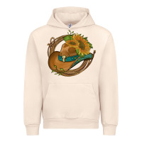 Sandshell western hat with sunflowers and rope Urban Hoodie - Artiststas