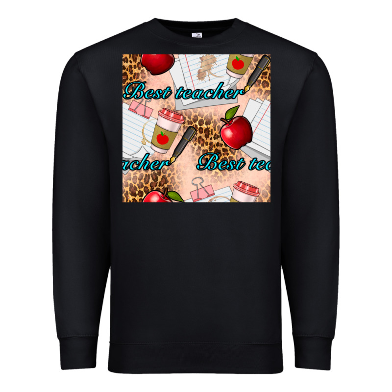 Best Teacher Seamless Pattern Premium Sweatshirt by BundleAndBundleShop | Teevron