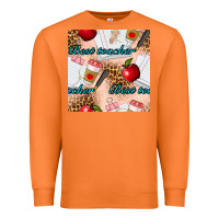 Carrot Best Teacher Seamless Pattern Premium Sweatshirt - BundleAndBundleShop
