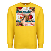 Lemon Best Teacher Seamless Pattern Premium Sweatshirt - BundleAndBundleShop