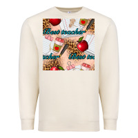 Sandshell Best Teacher Seamless Pattern Premium Sweatshirt - BundleAndBundleShop