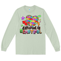 Matcha different is beautiful Long Sleeve Tee - NancyCooperArtShop