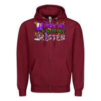 Burgundy Pour me something mister Zipper Hoodie - FaDigitalArtStudio