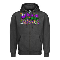 Charcoal Heather Pour me something mister Zipper Hoodie - FaDigitalArtStudio