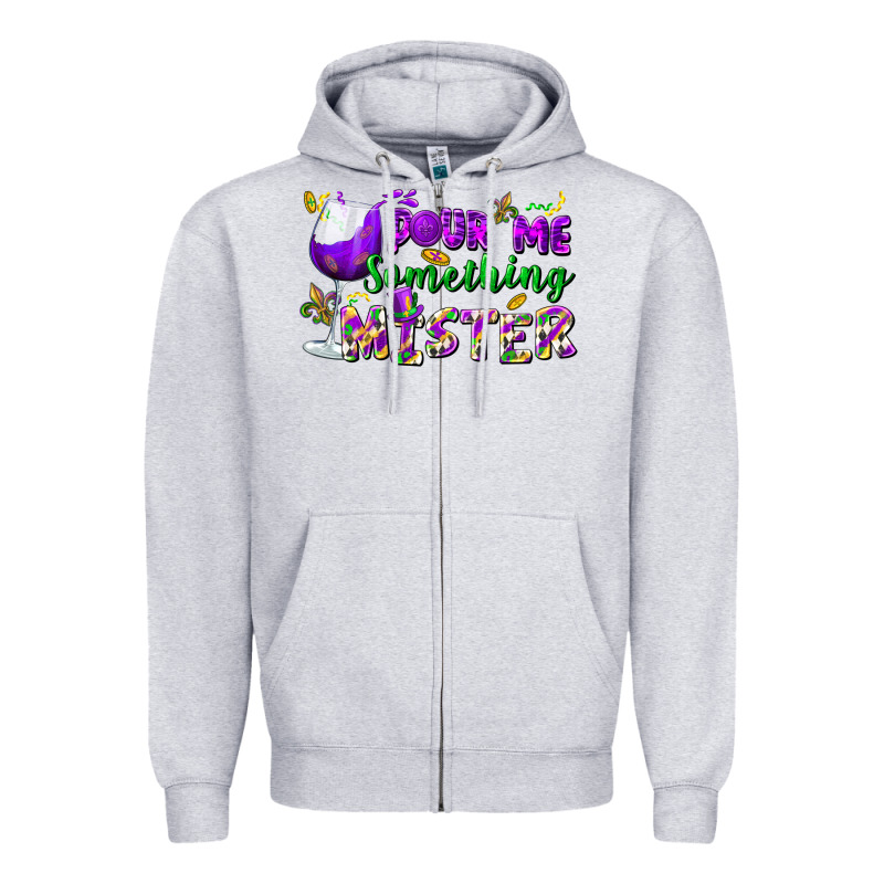 Pour Me Something Mister Zipper Hoodie by FaDigitalArtStudio | Teevron