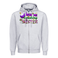 Heather Grey Pour me something mister Zipper Hoodie - FaDigitalArtStudio