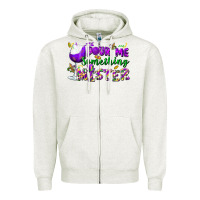 Oatmeal Heather Pour me something mister Zipper Hoodie - FaDigitalArtStudio