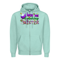 Seafoam Pour me something mister Zipper Hoodie - FaDigitalArtStudio
