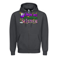 Smoke Pour me something mister Zipper Hoodie - FaDigitalArtStudio