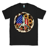 Black Peace sign Classic Tee - JahusDesignShop