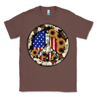Chestnut Peace sign Classic Tee - JahusDesignShop