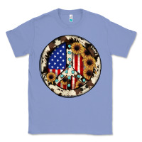 Colony Blue Peace sign Classic Tee - JahusDesignShop
