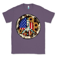 Lavender Peace sign Classic Tee - JahusDesignShop