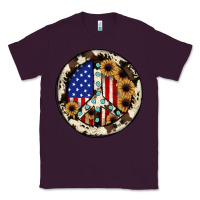 Plum Peace sign Classic Tee - JahusDesignShop