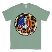 Sage Peace sign Classic Tee - JahusDesignShop