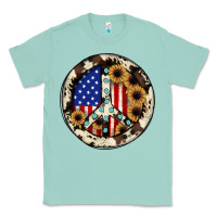 Seafoam Peace sign Classic Tee - JahusDesignShop