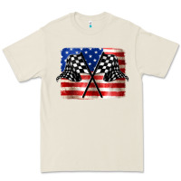 Bone American Racing Flag Premium Tee - JahusDesignShop