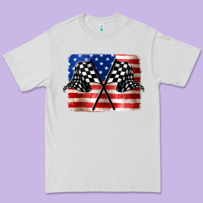 American Racing Flag Premium Tee Designed By Jahusdesignshop