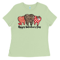 Matcha dentist happy valentines day Ladies Tee - MaliasSmallBusiness