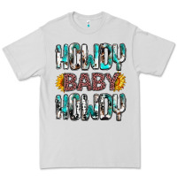 Dove Grey western howdy baby howdy Premium Tee - NancyCooperArtShop