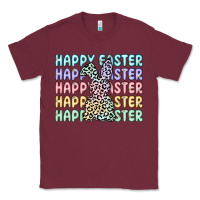 Burgundy happy easter Classic Tee - Artiststas