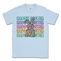 Dusty Blue happy easter Classic Tee - Artiststas