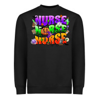 Black nurse nurse nurse halloween Heavyweight Sweatshirt - CowGirlArtShop